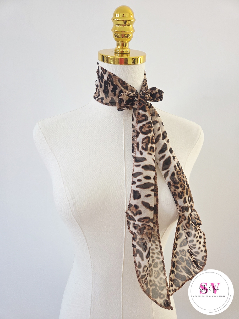 Leopard Print Scarf